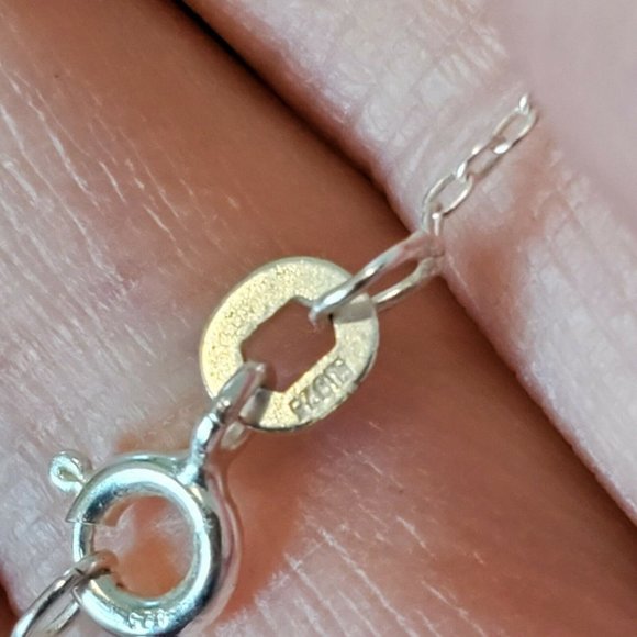 Silver Paris Eiffel Tower Pendant Necklace‎ 925 - Picture 7 of 10